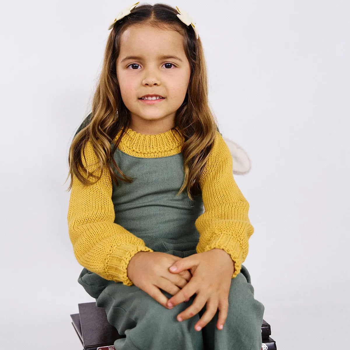 Buzo Elle Mostaza para niña