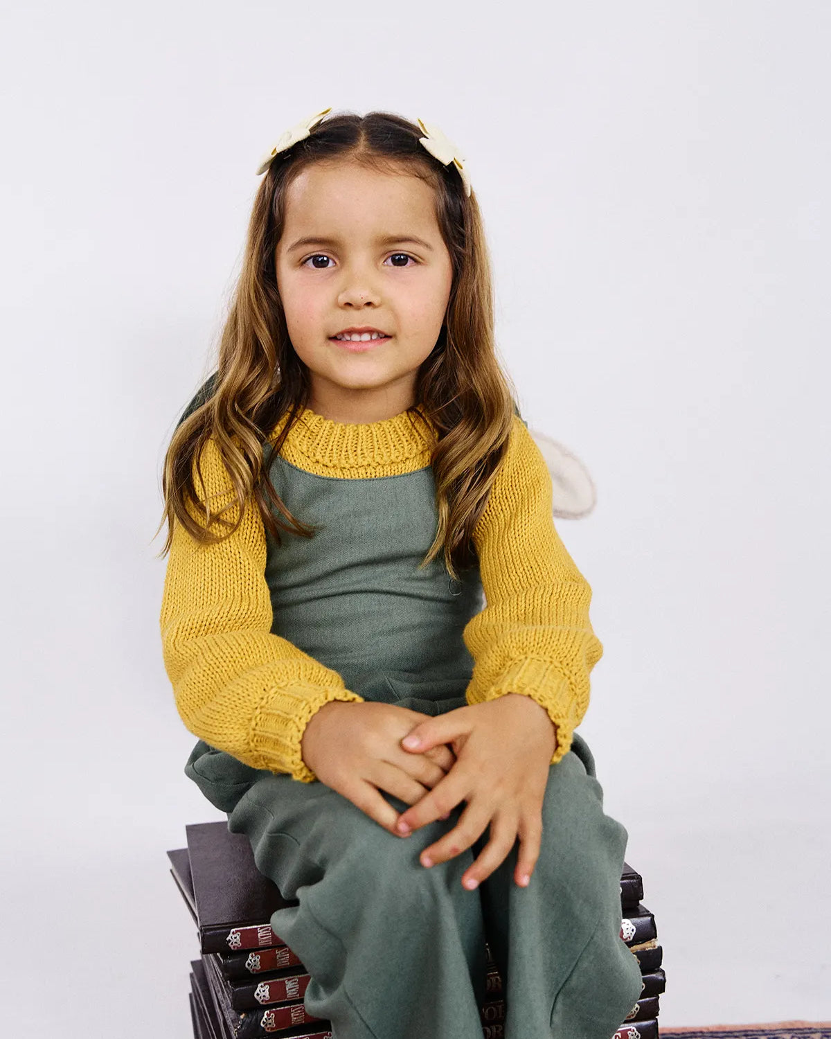Buzo Elle Mostaza para niña