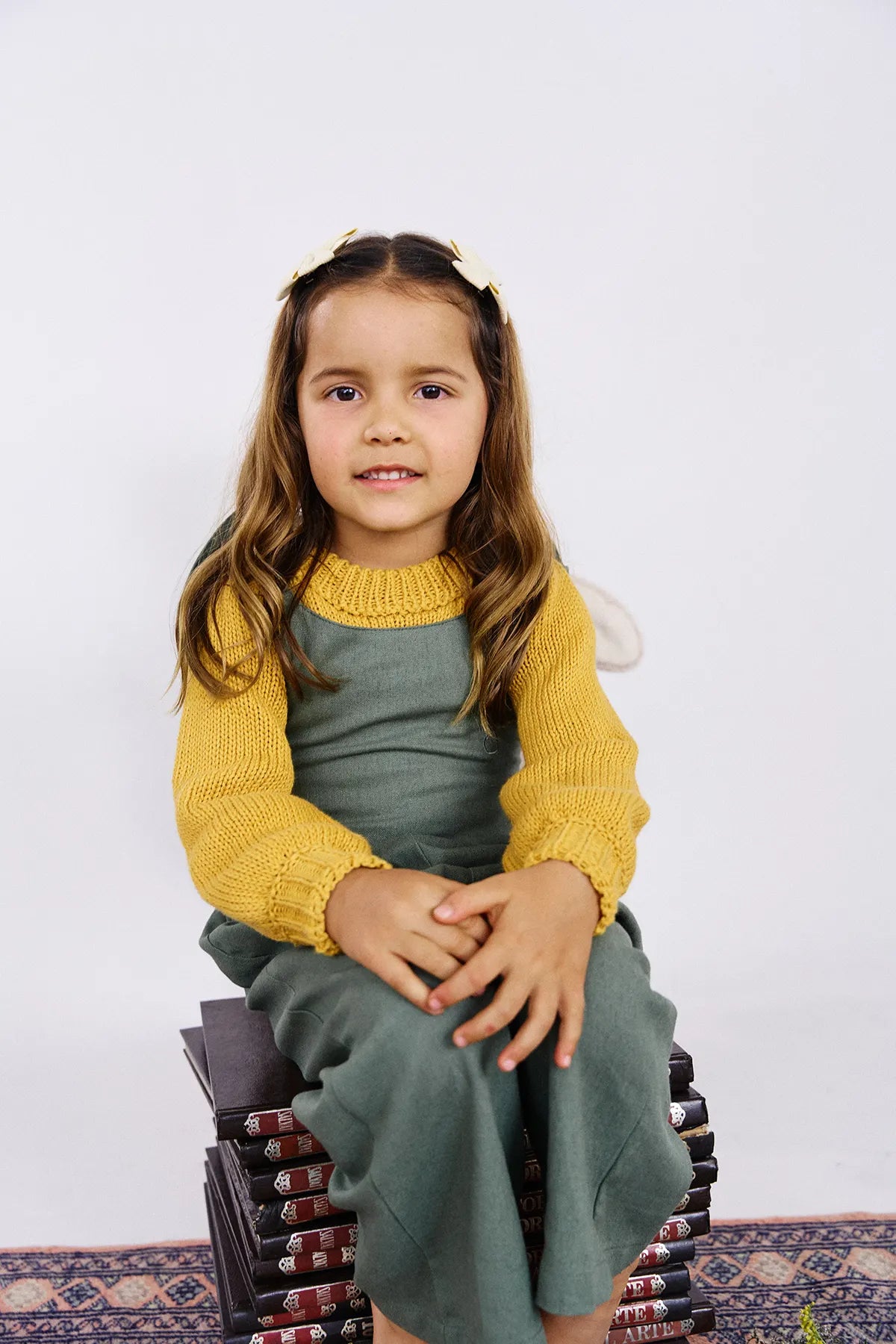 Buzo Elle Mostaza para niña