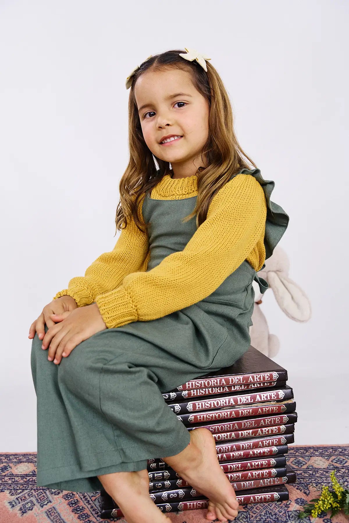 Buzo Elle Mostaza para niña