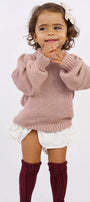 Buzo Elle Palo de Rosa para niña