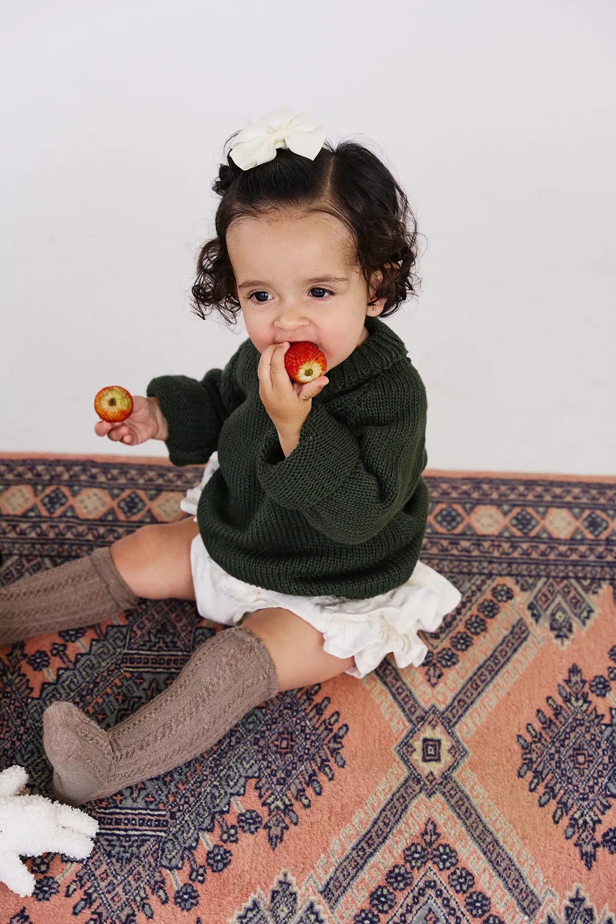 Buzo Elle Verde Oliva para niña