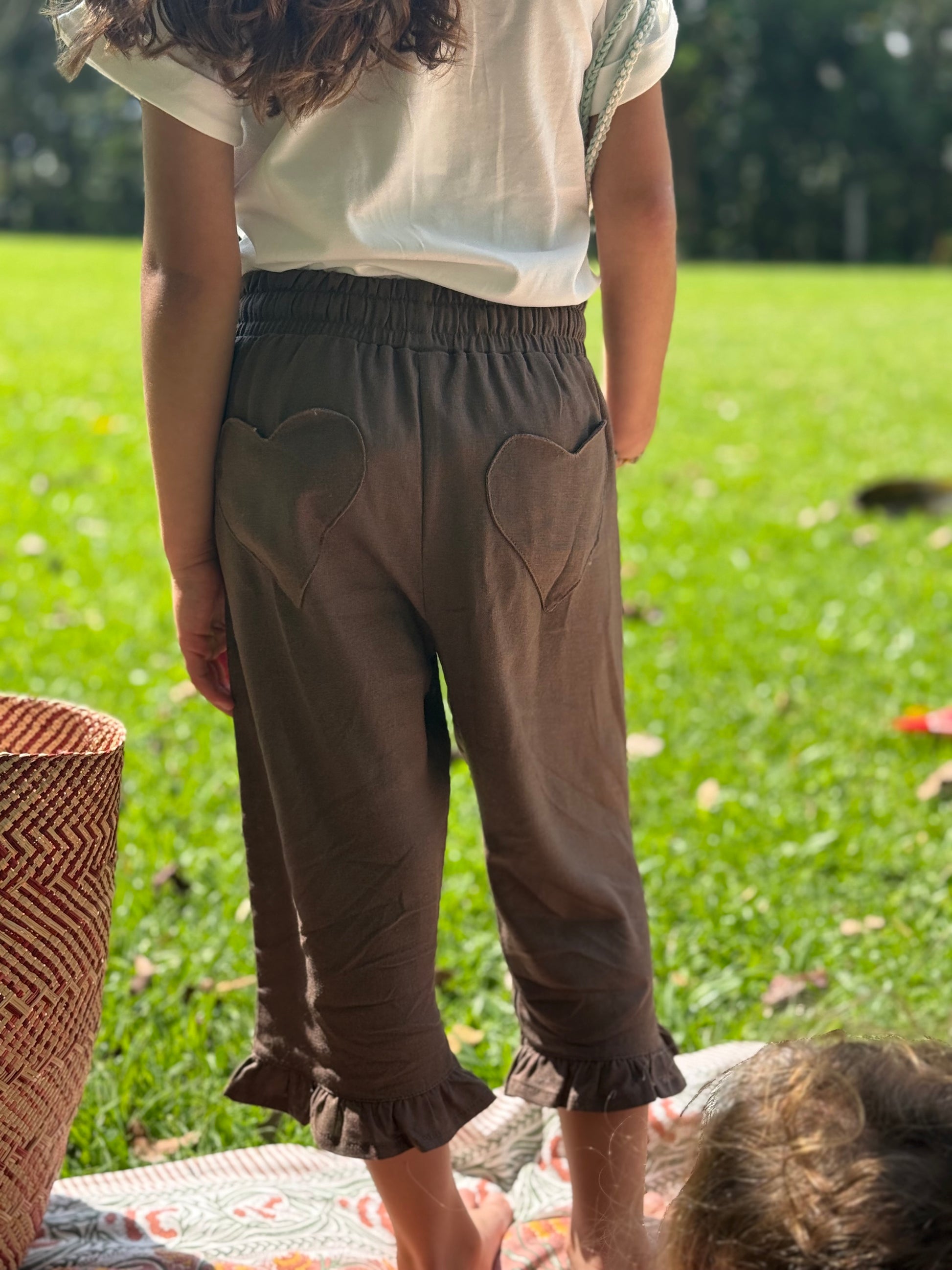 Pantalón Hearted Mocca en Lino