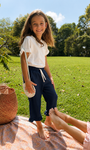 Pantalón Hearted Navy en Lino