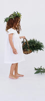 Vestido Toya ivory para niña y pajecitas de La Tutu