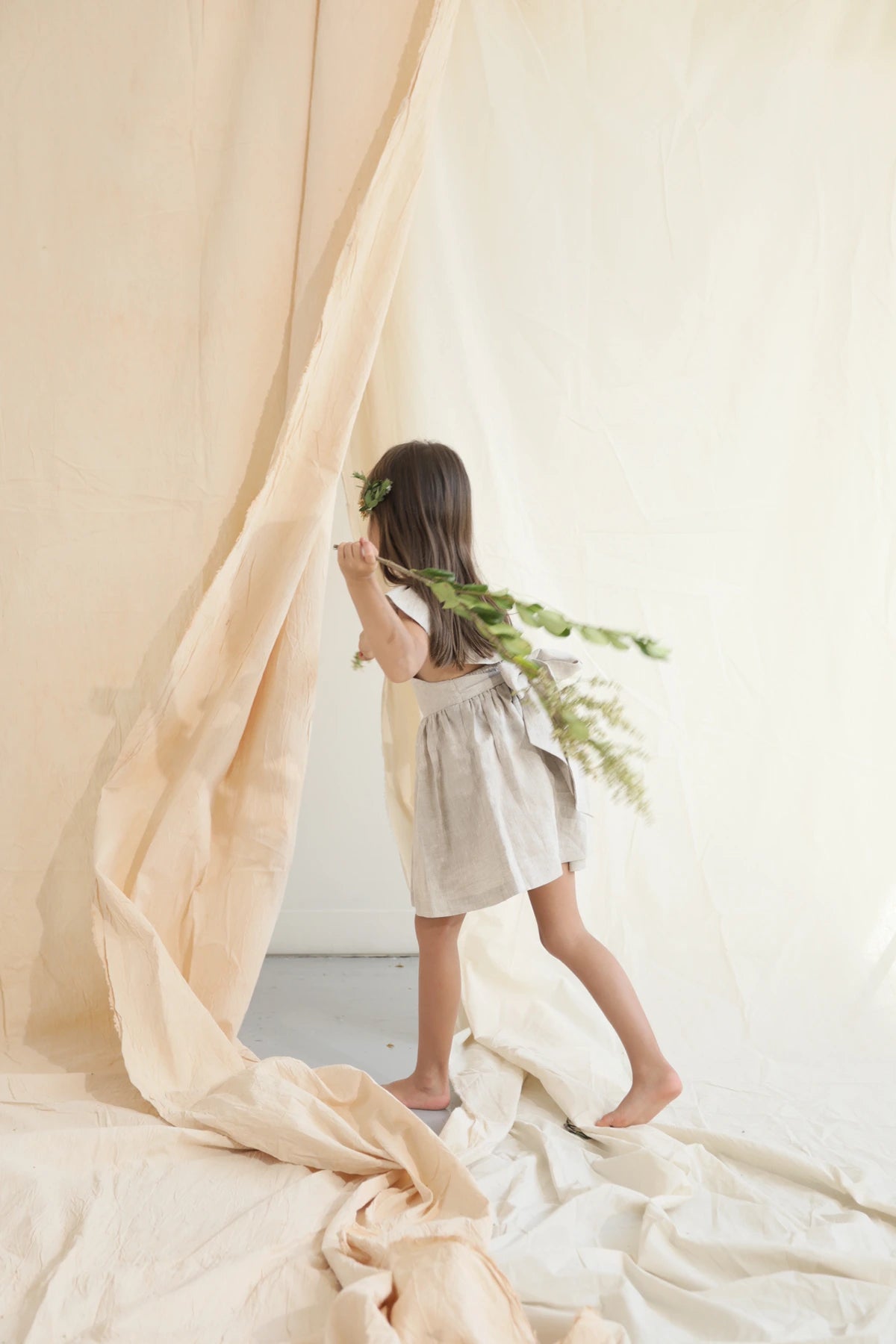 Vestido Lara en Lino Arena