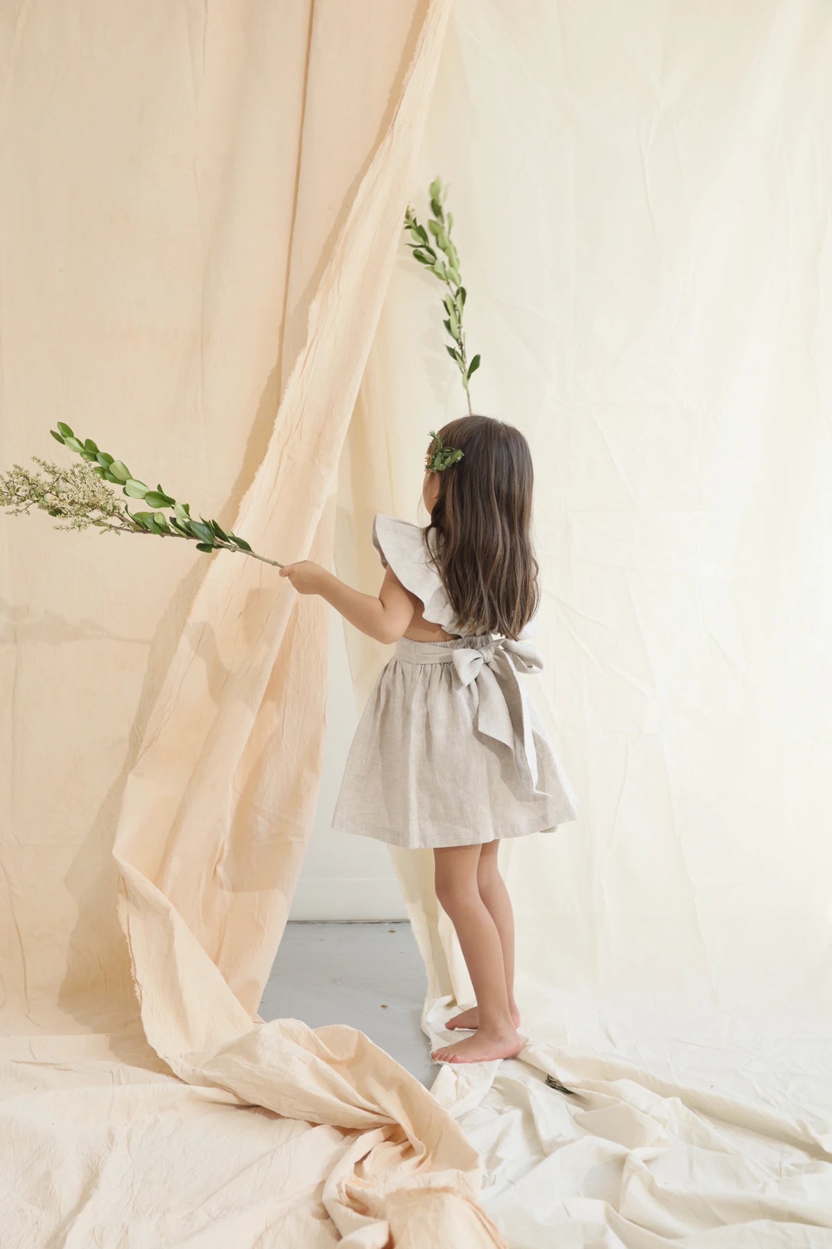 Vestido Lara en Lino Arena