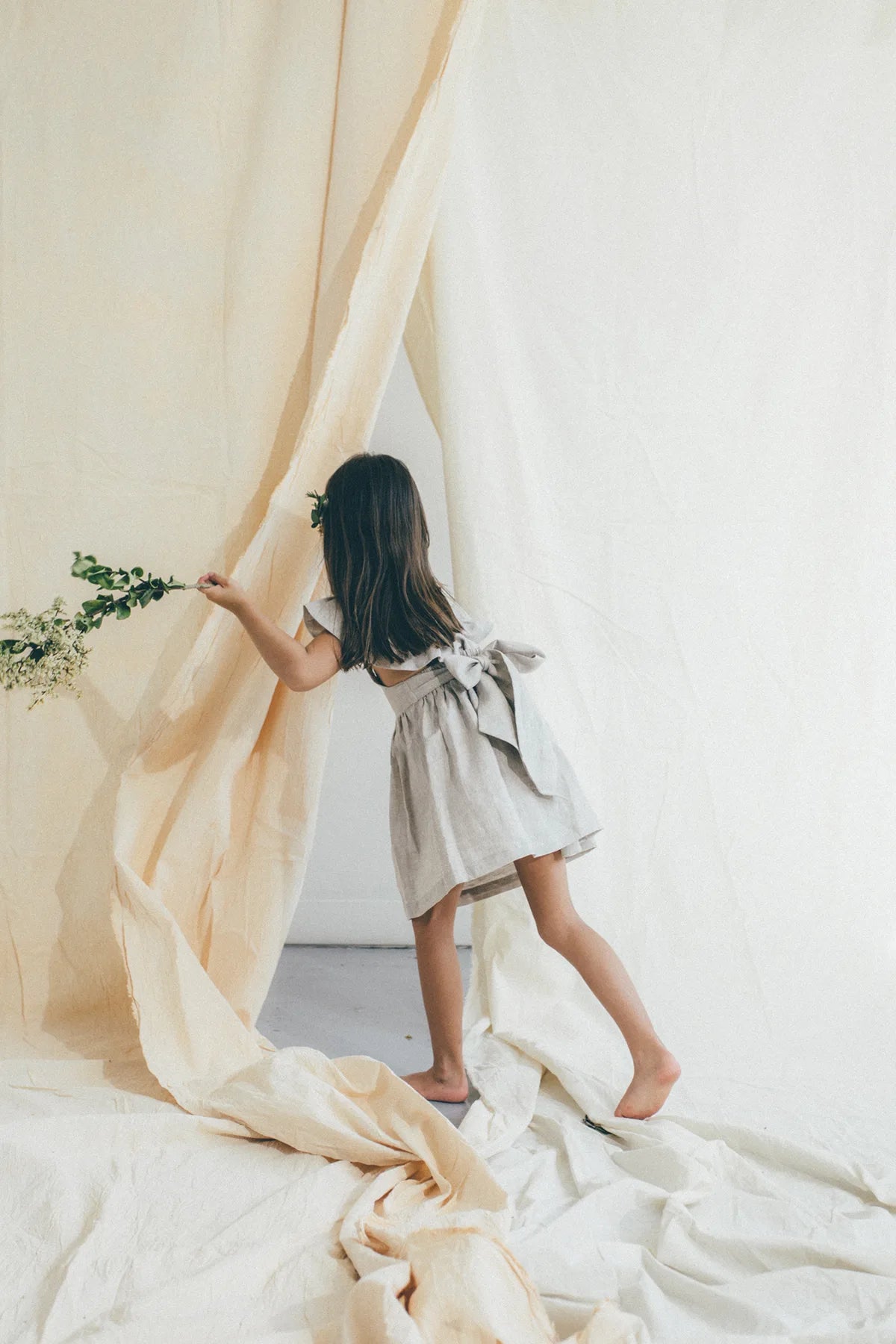 Vestido Lara en Lino Arena