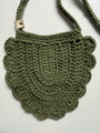detalle bolso tejido para niña en crochet 