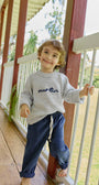 Pantalón Noah Azul Navy para niño confeccionado en pana suave de La Tutu.