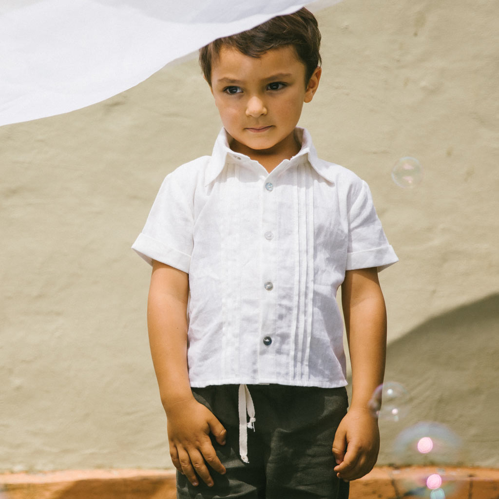 Camisa Guayabera Niños Guayaberas Para Niñas Traje Guayabera