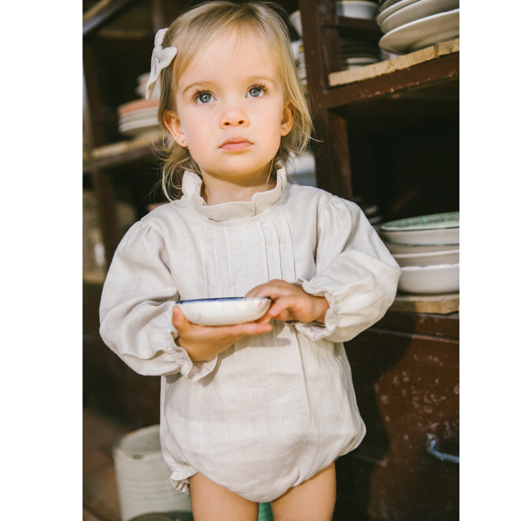 Romper Manga Larga Cloé Castaña