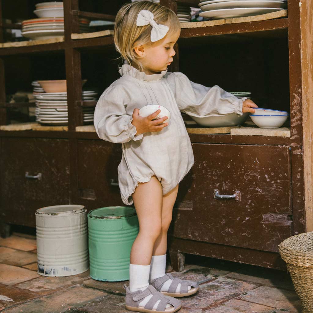 Romper Manga Larga Cloé Castaña