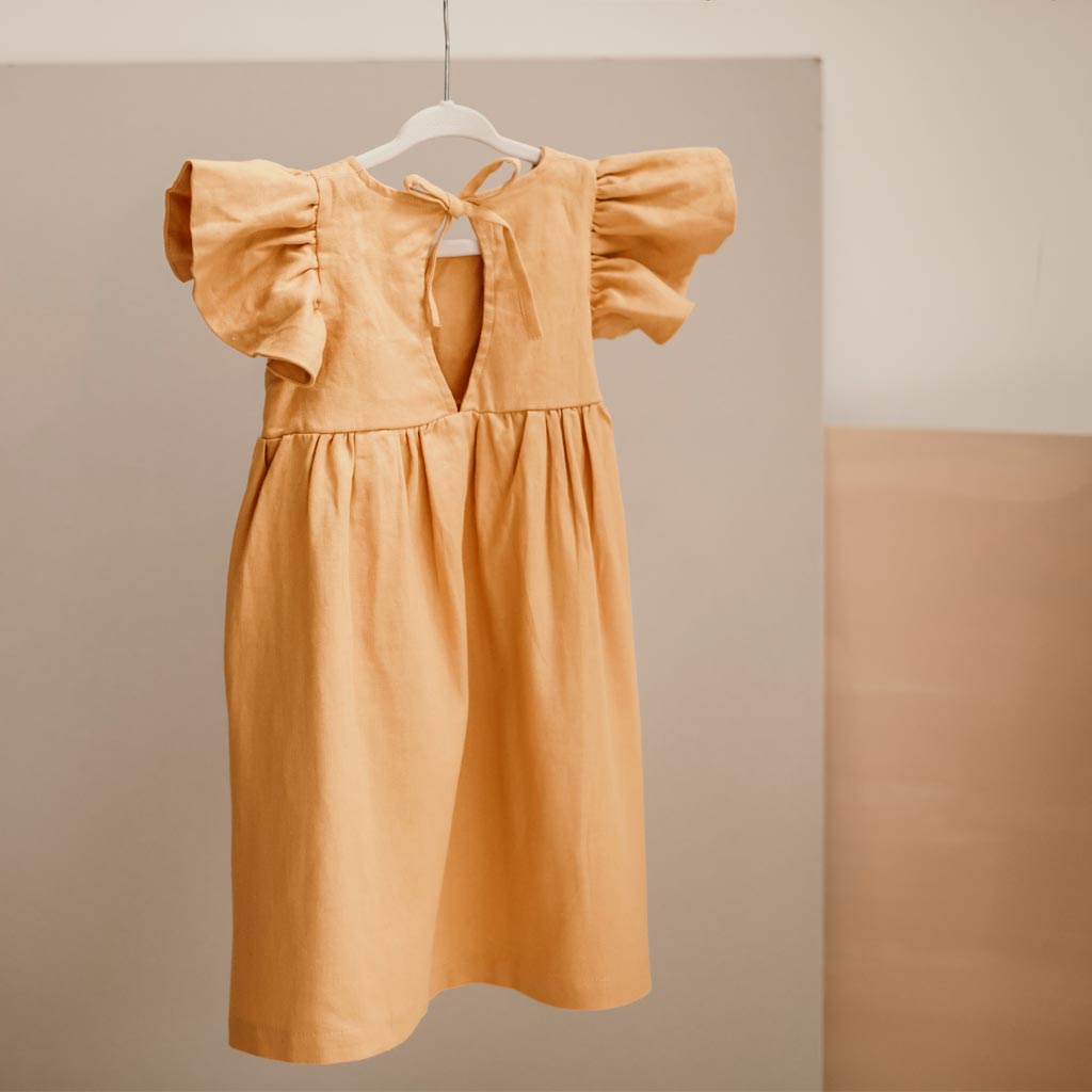 Vestido Toya Mostaza La tutú