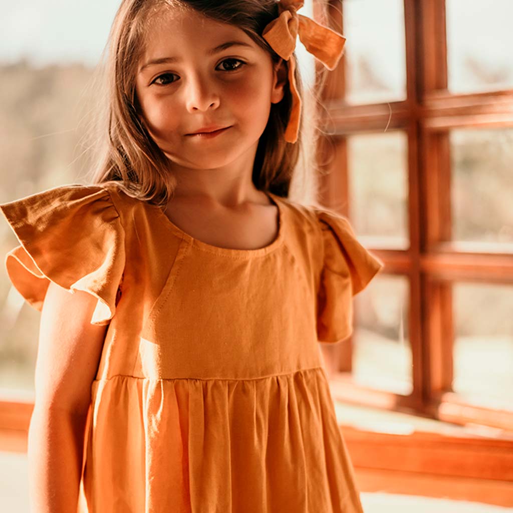 Vestido Toya Mostaza La tutú